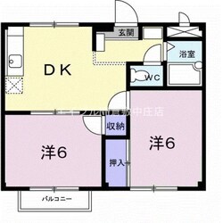 シティハイツ冨士の物件間取画像